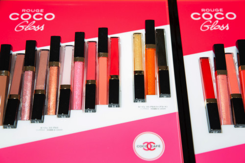 Try out the latest Rouge Coco lip glosses on the menu from CHANEL at COCO  CAFÉ, MOSHI MOSHI NIPPON
