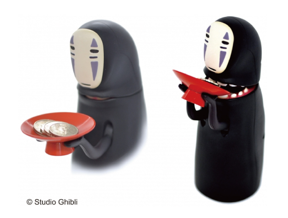 Spirited Away No Face piggy bank is the Studio Ghibli merchandise we all  need to have right now, MOSHI MOSHI NIPPON