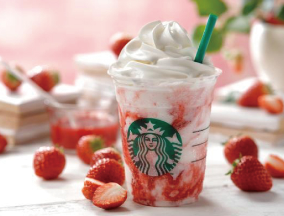 Starbucks Japans Popular Flavor Strawberry Cream FrappuccinoR Will Be Sold For A Limited Time Starbucks Japans Popular Flavor Strawberry Cream FrappuccinoR Will Be Sold For A Limited Time