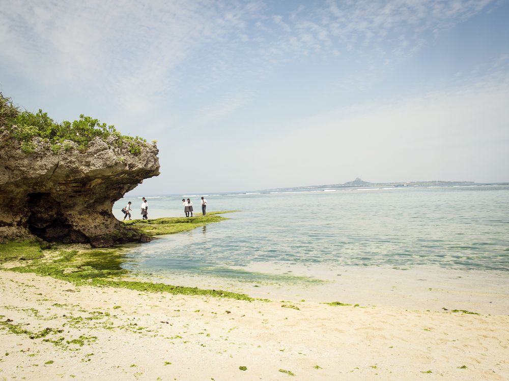 Emerald Beach is located within the Ocean Expo Park on the Motobu Peninsula.