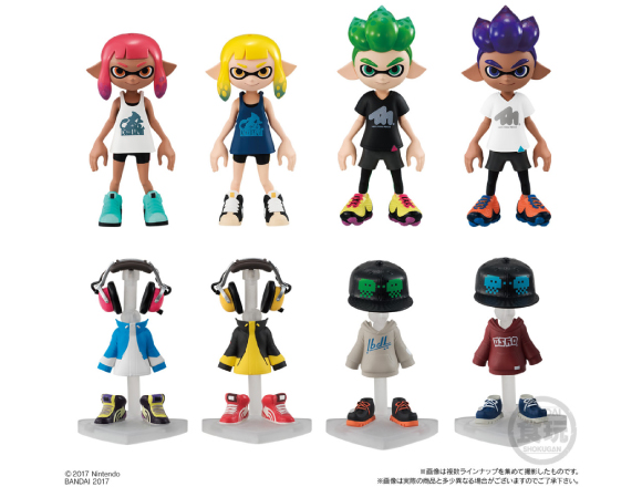 スプラトゥーン2のイカたちをコーディネート スプラトゥーン2 きせかえギアコレクション 販売 Moshi Moshi Nippon もしもしにっぽん