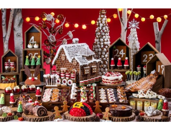 RARE Rilakkuma Winter Wonderland Christmas Ginger Bread House Japan