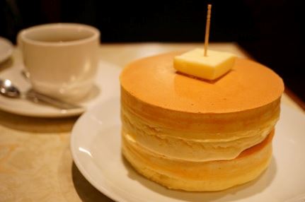錦糸町喫茶ニットのパンケーキ
