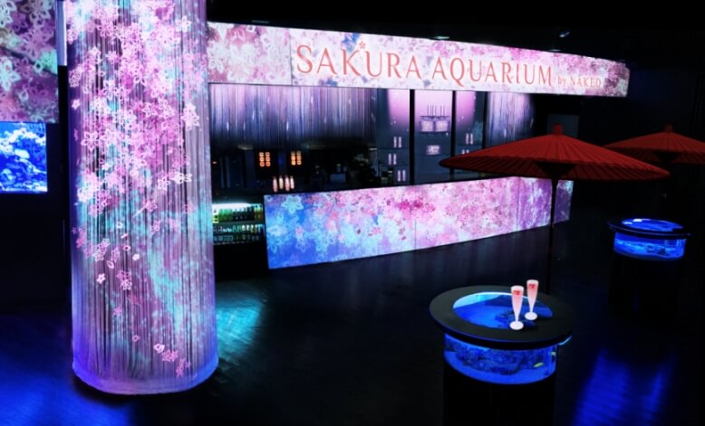 Aqua Park Shinagawa “SAKURA AQUARIUM by NAKED”