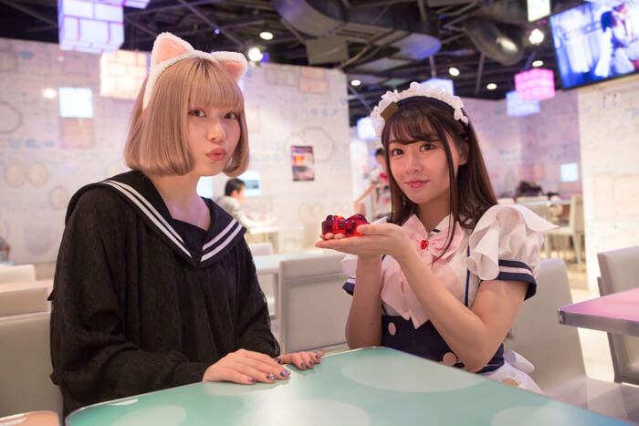 【もしフェス2018／渋谷キャスト】初出展のメイドカフェ「めいどりーみん」の人気サービスを古関れんが案内
