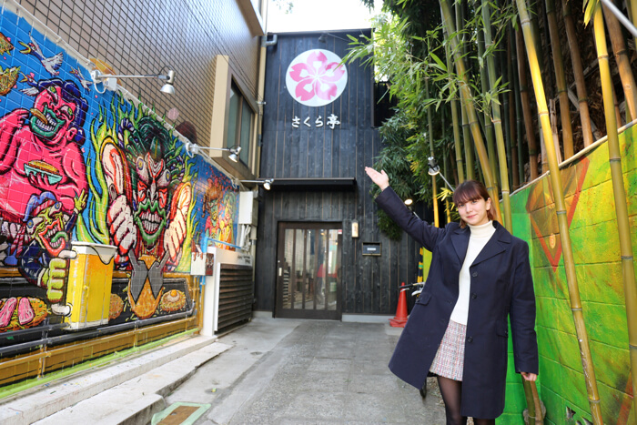 Harajuku’s artistic okonomiyaki restaurant　「Sakura Tei」