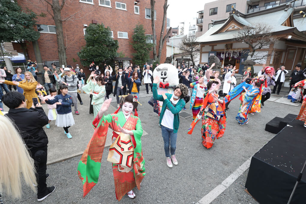 盆踊り　もしもしにっぽん　穏田神社3