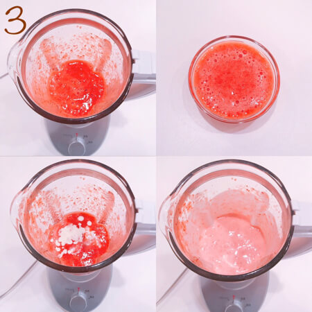 Kaori’s easy recipe -Learn how to make “HELLO KITTY Strawberries Mousse”