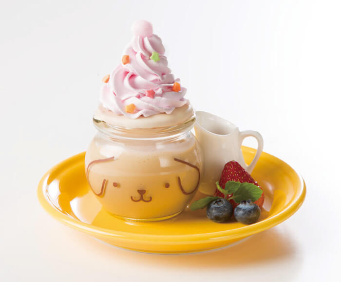 ポムポムプリンのお祝い紅茶プリン　600円＋税

