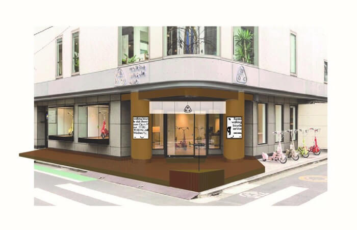 Walking Bicycle Rental Service to Open in Omotesando