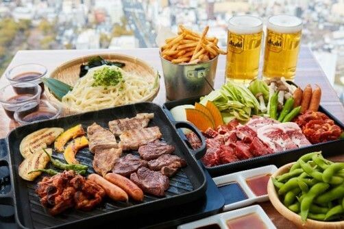 日本一高いビル 大阪 あべのハルカス でビアガーデン開催 Moshi Moshi Nippon もしもしにっぽん