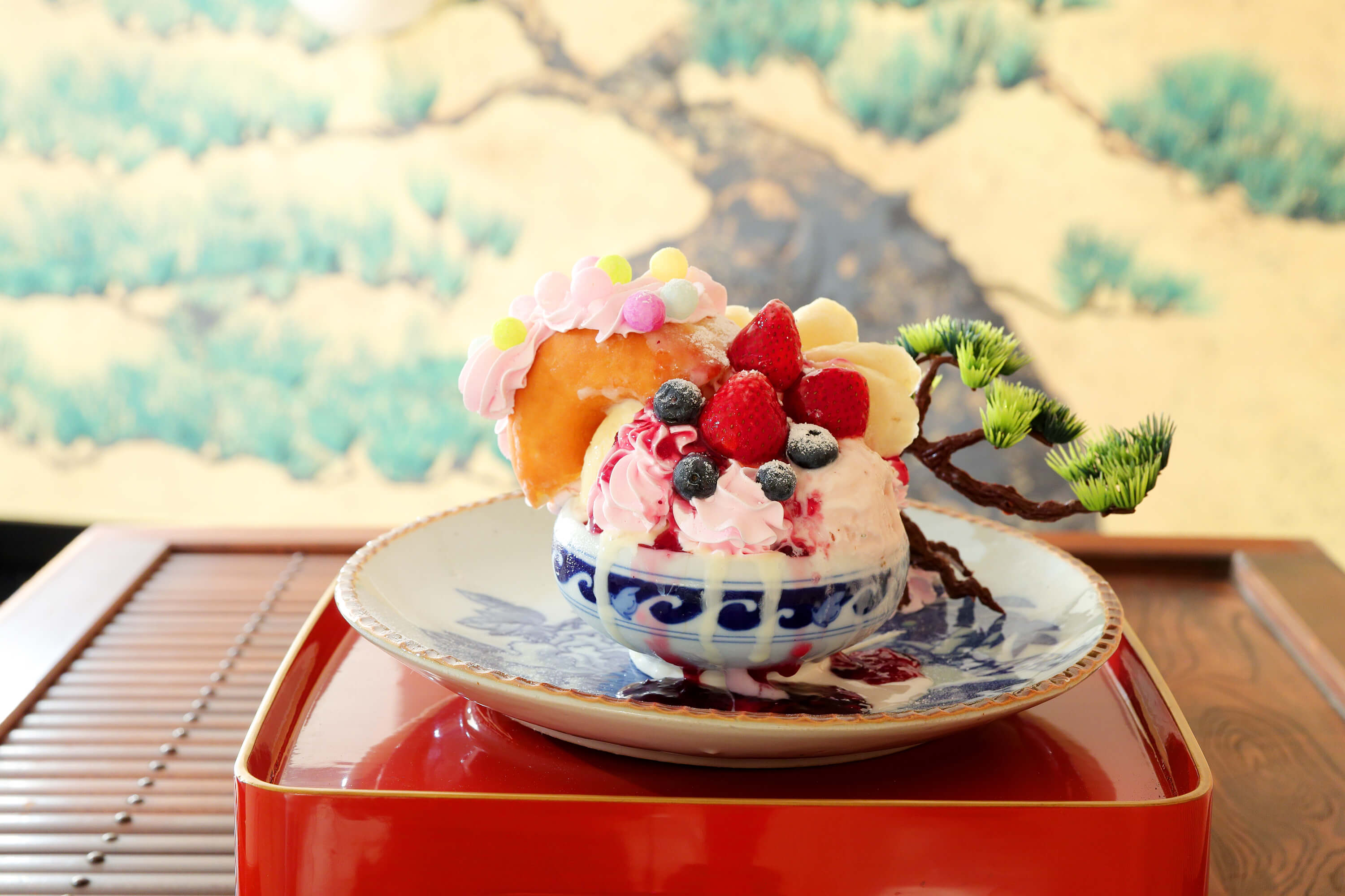 Japanese beauty expressed in a parfait! Harajuku “Tsurukamerou’s” miniature tree pot parfait