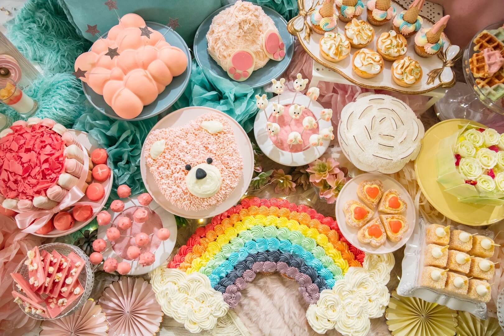 Pastel Coloured Yume Kawaii Buffet Arriving at Hilton Tokyo Odaiba