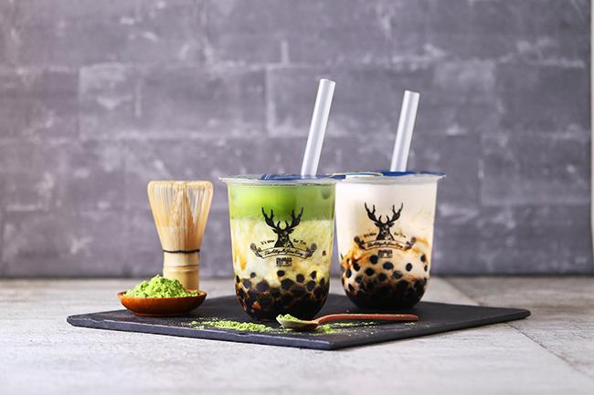 Brown Sugar Matcha Bubble Tea