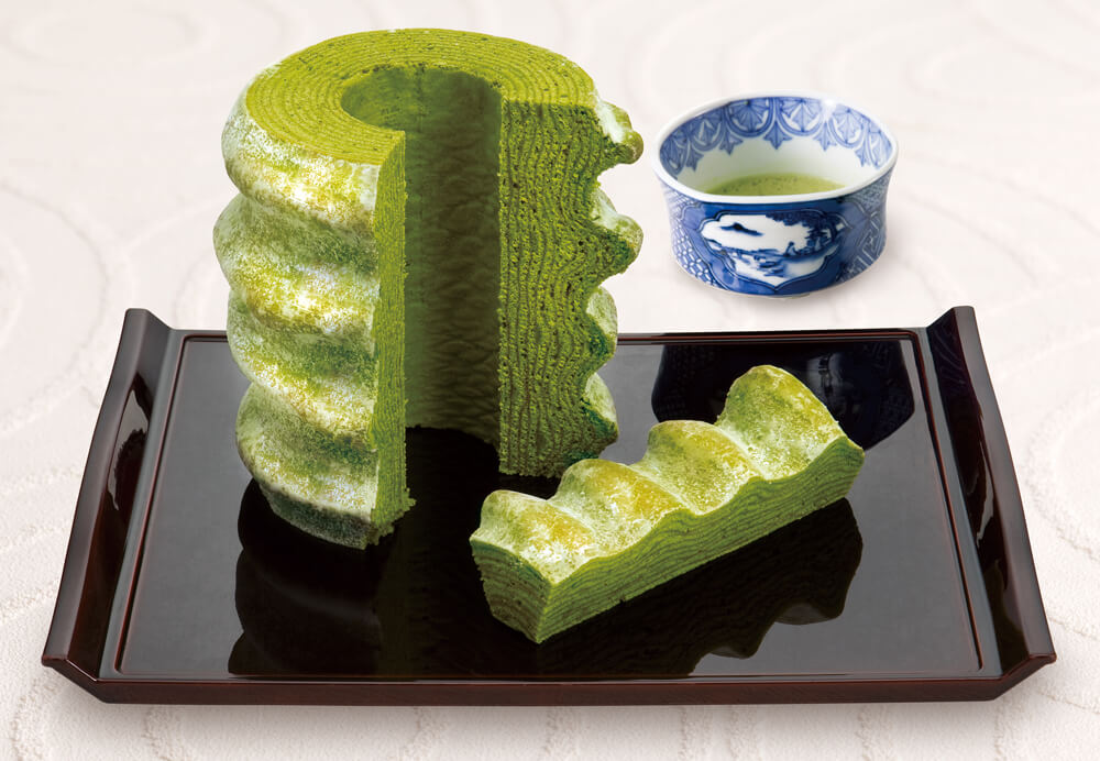 Mount Baum O-matcha cake  Nenrinya