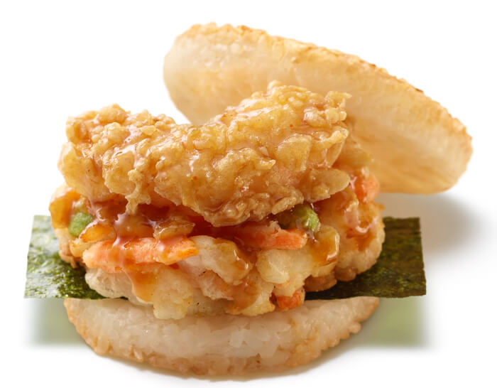 MOS Rice Burger Ebi Tempura