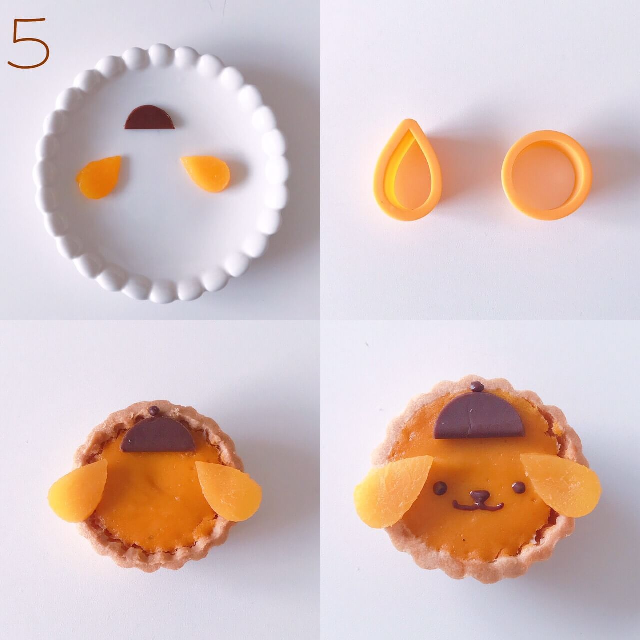 Learn How to Make Pompompurin Pumpkin Tarts