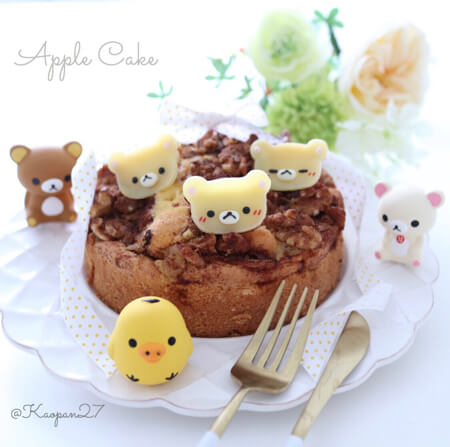 Korilakkuma Apple Cake