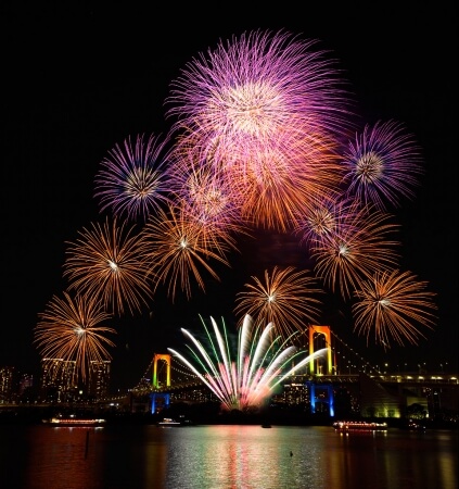 daiba fireworks EDOMODE