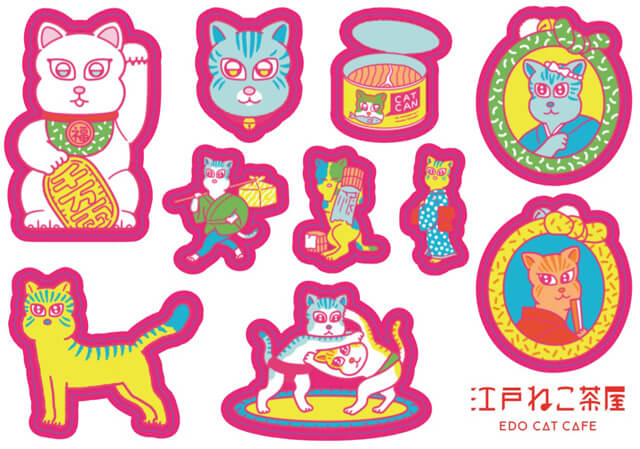 江戸ねこ茶屋 浮世絵世界 JR両国駅西口イベント広場「両国駅広小路」