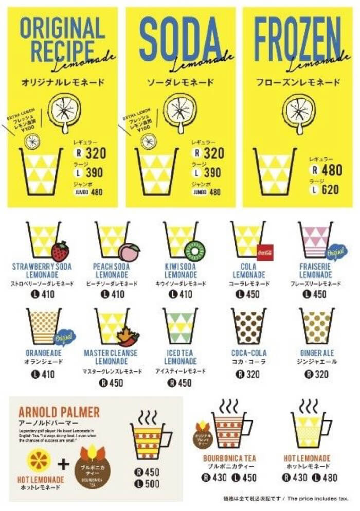 レモネード専門店「LEMONADE by Lemonica」　　ソラド竹下通り