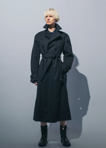 Y’s Pre-Fall 2018コレクション トレンチコート フード付きコート ウォータープルーフコート