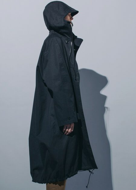 Y’s Pre-Fall 2018コレクション トレンチコート フード付きコート ウォータープルーフコート