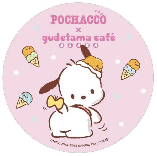 ポチャッコ　ぐでたま　gudetama pochaco ぐでたまかふぇ gudetamacafe　コースター