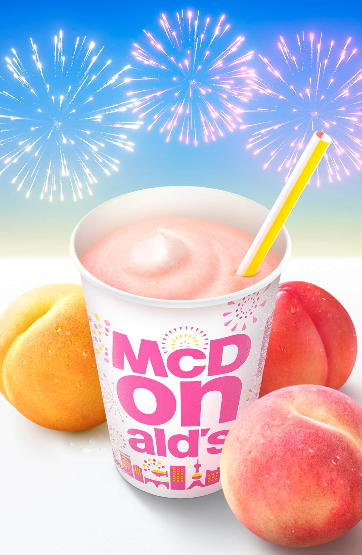 #新品上市 整顆水蜜桃奶蓋‼️每天”限量限定”-水蜜桃冰沙🍑-發胖版｜PopDaily 波波黛莉