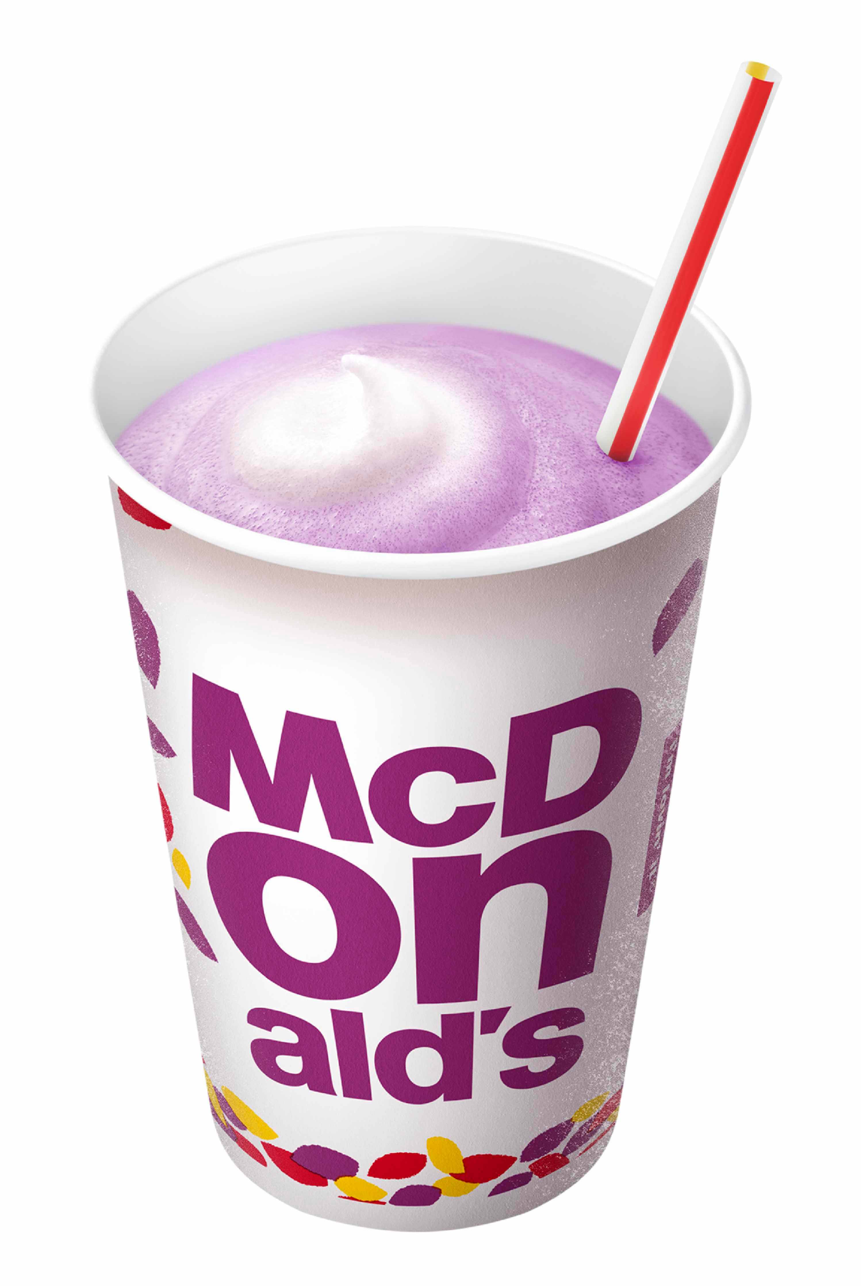 Macdonalds sweetpotato shake 秋のマックシェイク 紫いも