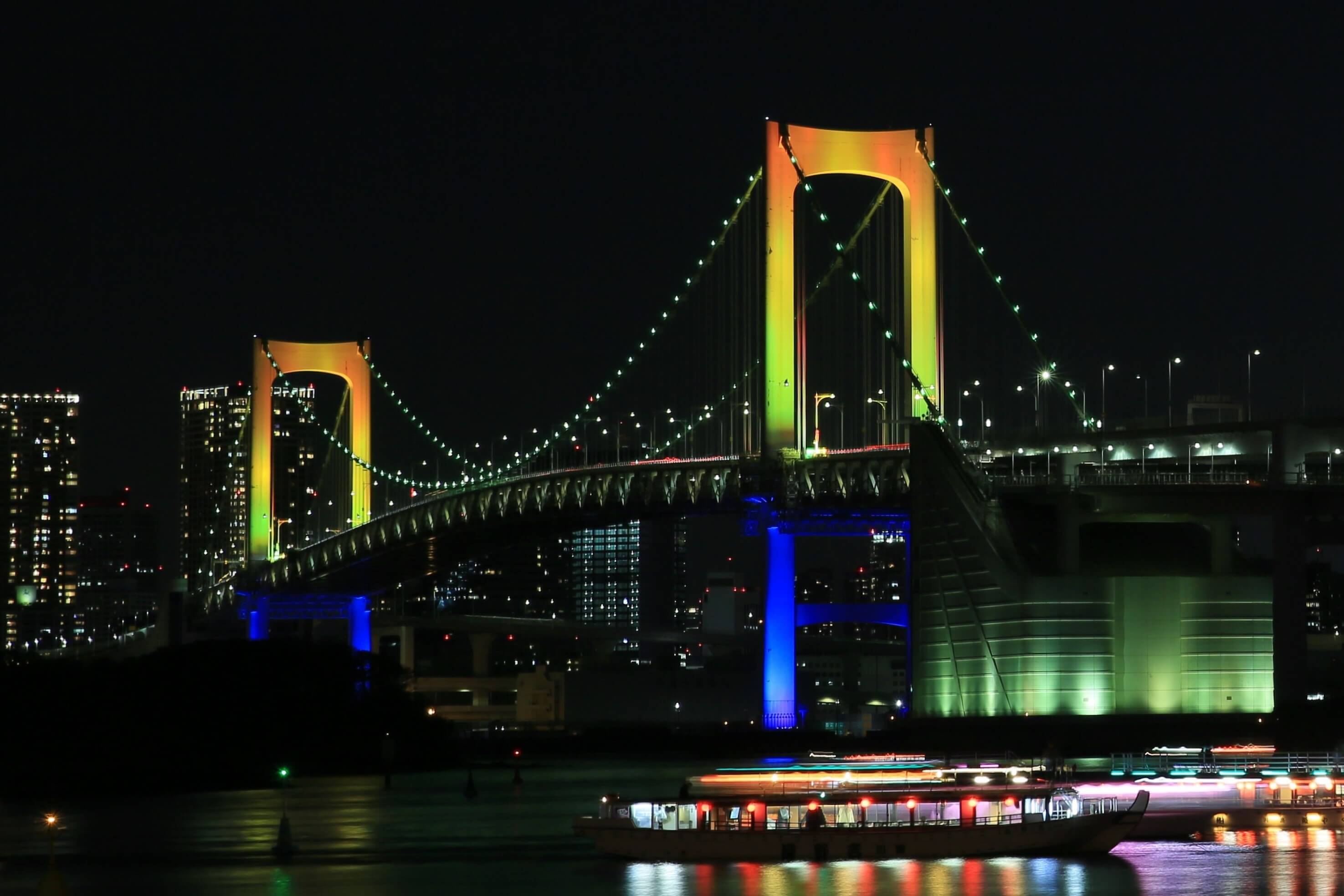 イルミネーションアイランドお台場2018 Illumination Island Odaiba 燈飾 首都高レインボーブリッジライトアップ2018