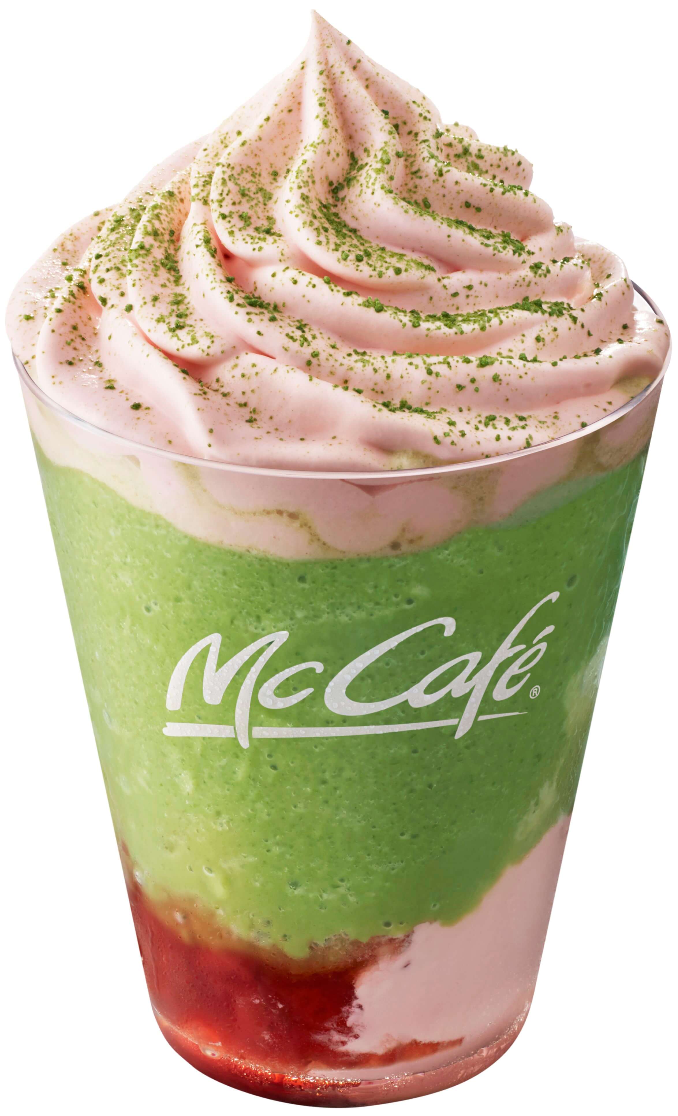 麥當勞 Matcha マクドナルド　マック　マクド　Mcdonald’s いちご抹茶フラッペ