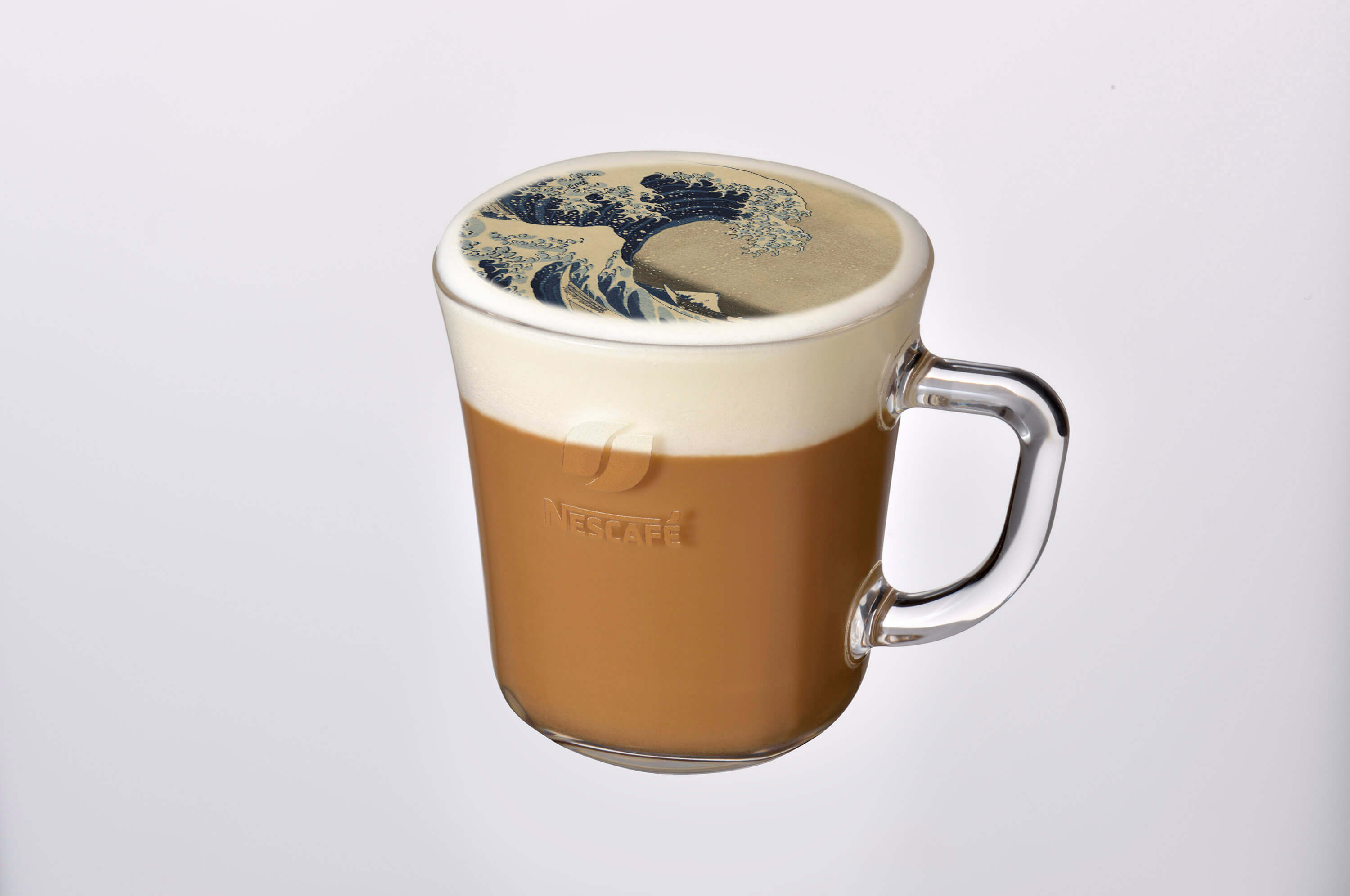 Drink Latte Art Of Van Gogh Claude Monet Hokusais Famous