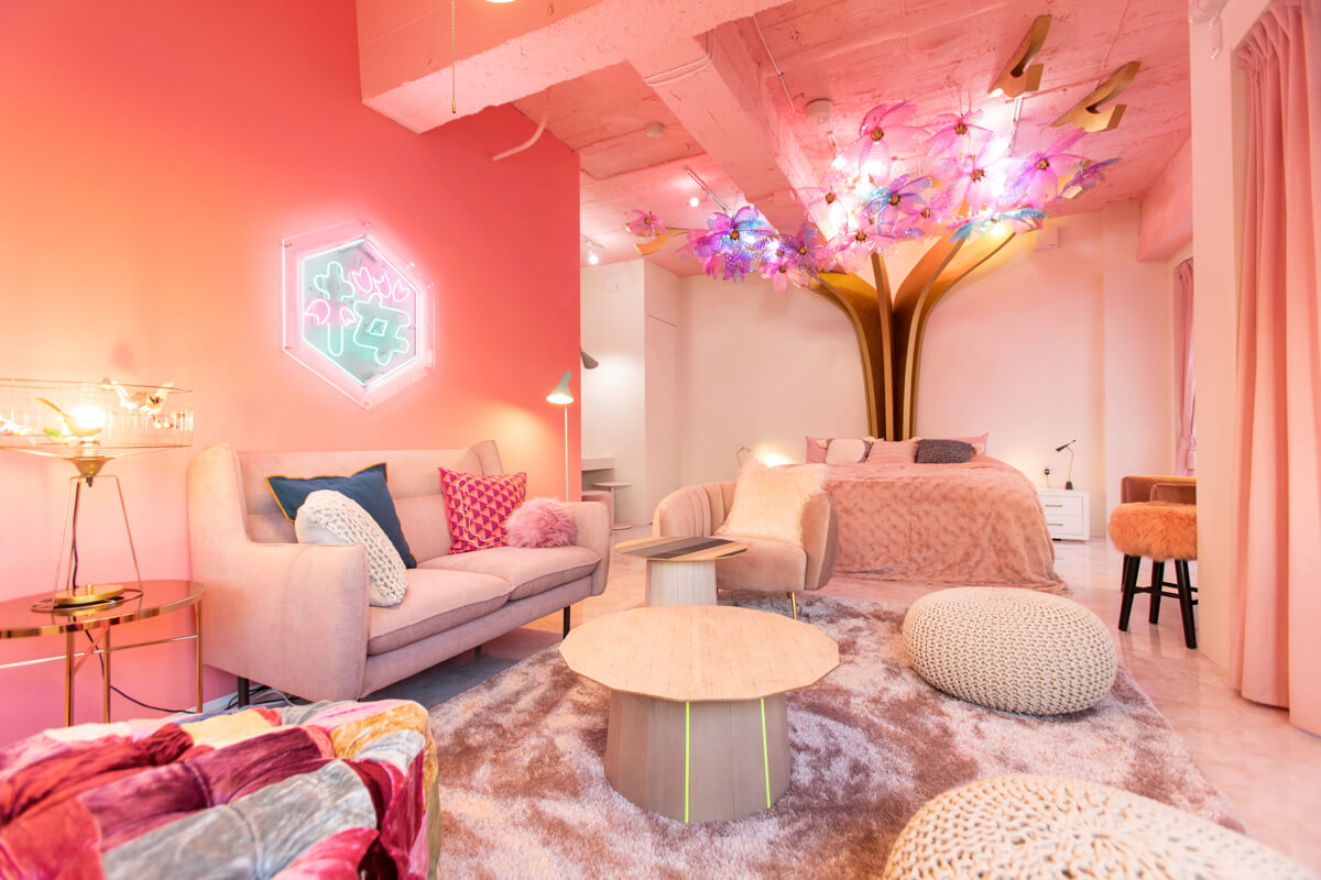 原宿　Harajuku airbnb MOSHI MOSHI ROOMS もしもしルームス_SAKURA さくら　桜