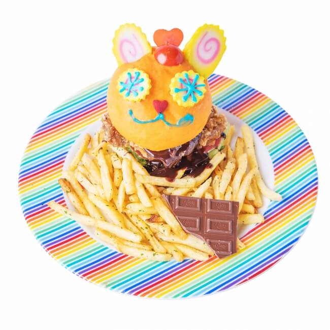 ンジクラッシュラビットモンスター カワイイモンスターカフェ　KAWAII MONSTER CAFE Colorful Animal Valentine（カラフル アニマル バレンタイン）