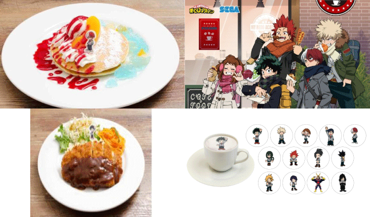 My Hero Academa Themed Cafe Opening At Sega Ikebukuro Gigo Moshi Moshi Nippon もしもしにっぽん