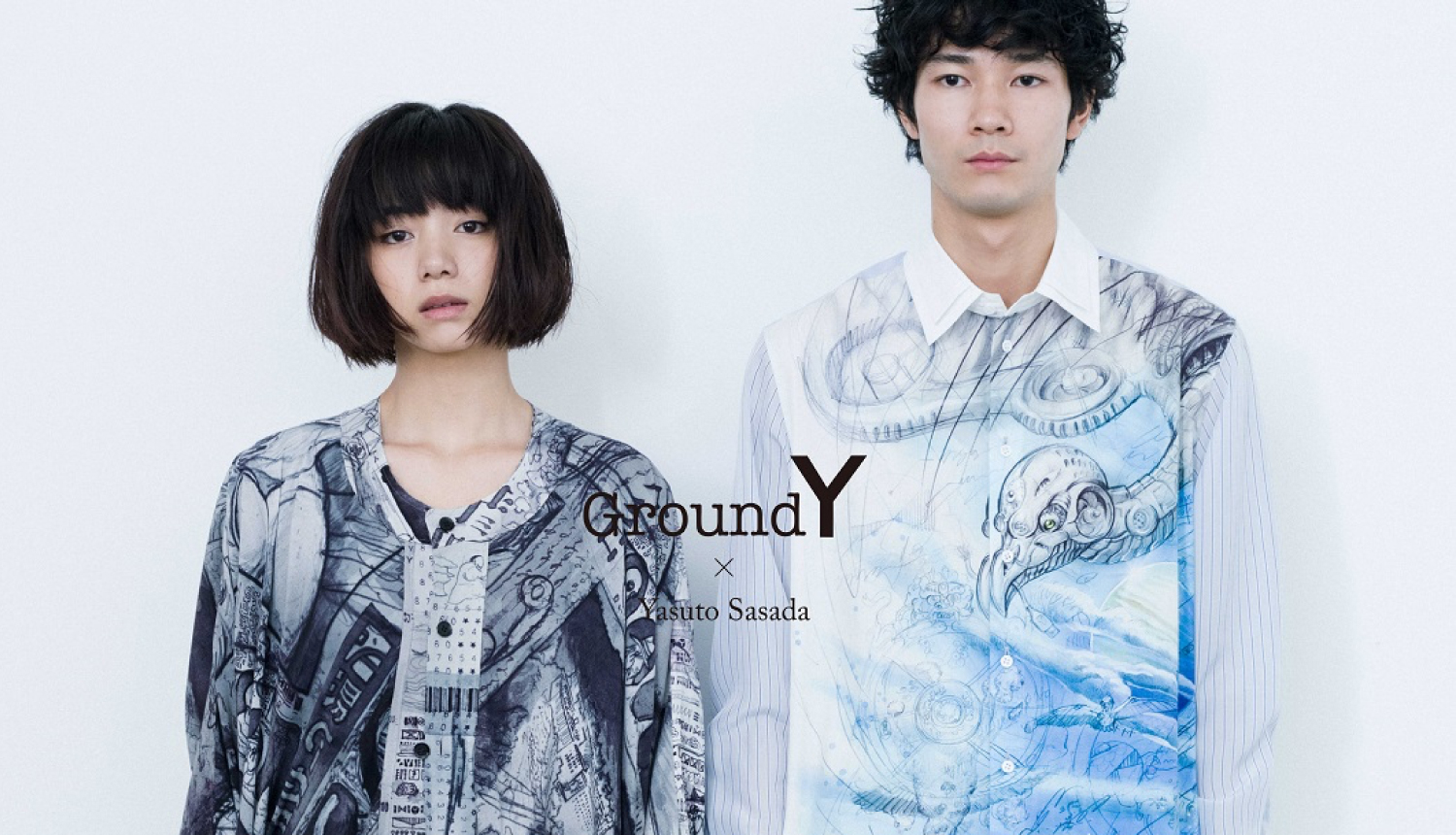 GROUND-Y-池田エライザ　清原翔人　Yoji-Yamamoto-