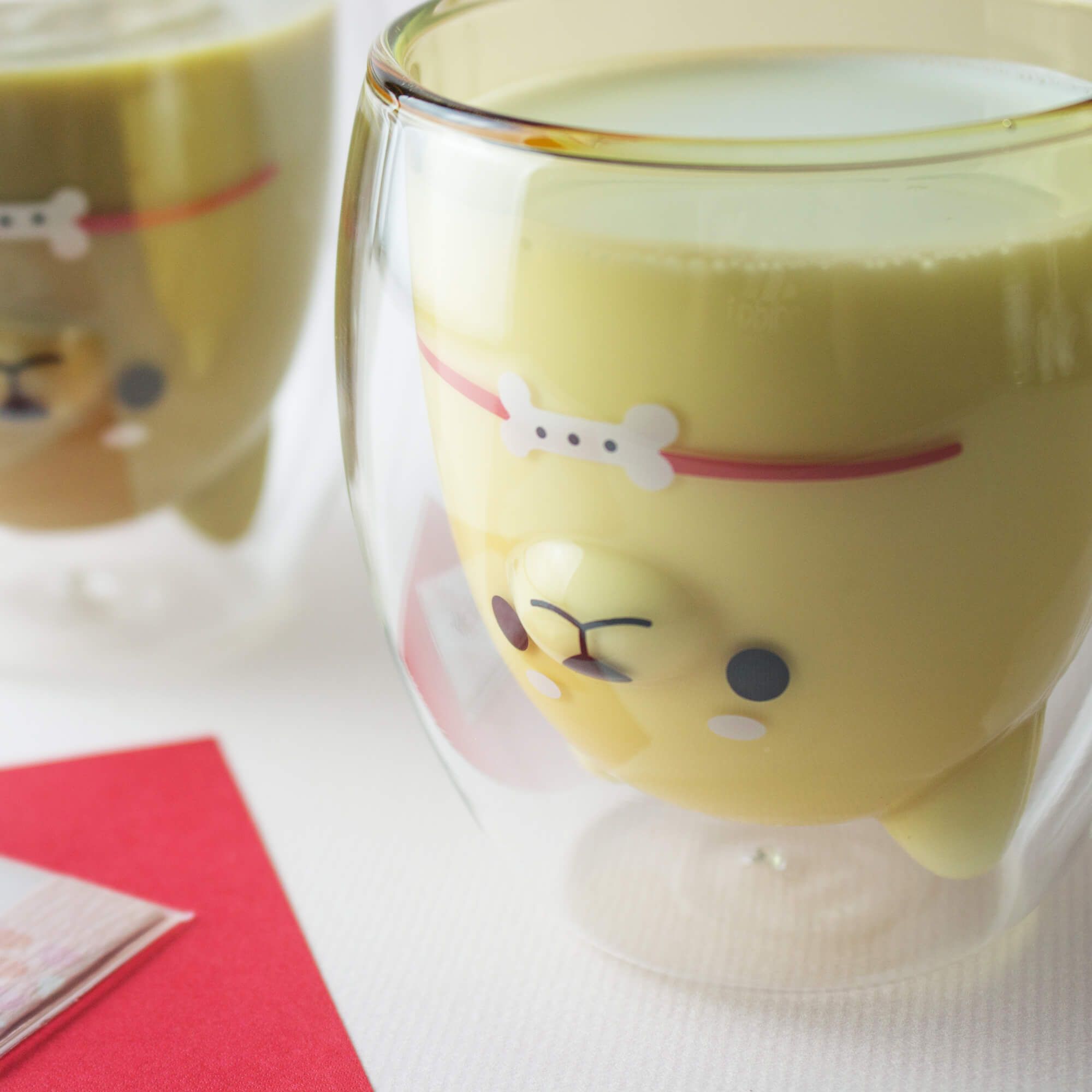 Kawaii Shiba Inu Glass Cup - Wakaii