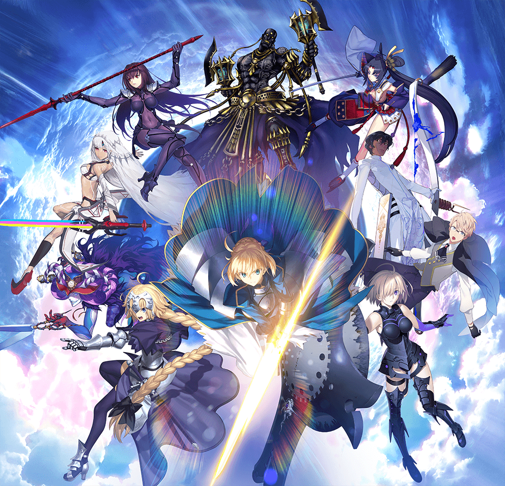 Fate:Grand Order FGO第2弾メインビジュアル(統合)-メイン–