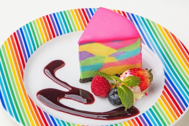 カラフルパステルチーズケーキ_colorful_pastel_cheese_cake