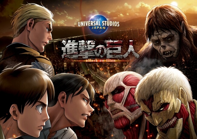 ユニバーサル・スタジオ・ジャパン Usj Universal Studios Japan 日本環球影城　Attack on titan 進撃の巨人　進撃的巨人