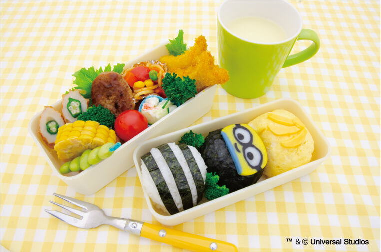 ミニオンかまぼこ_お弁当_minion_bento