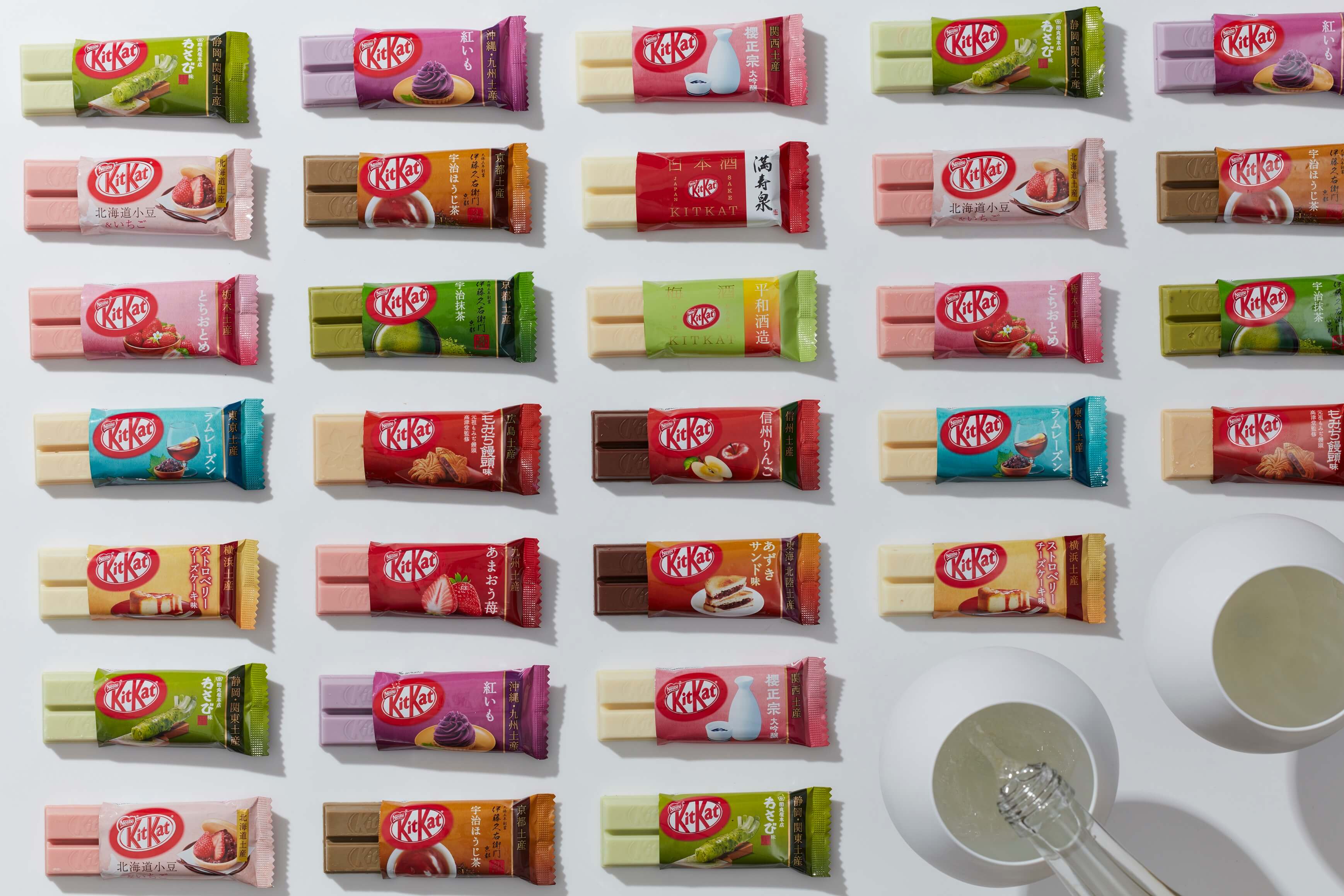Kit Kat japonais > Des centaines de saveurs à goûter !
