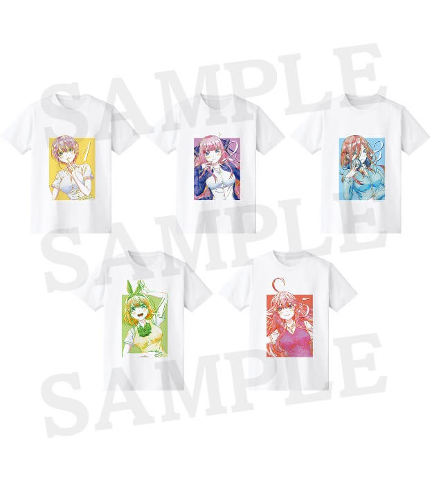 Ani Art Tシャツ Tshirt五等分の花嫁pop Up Shop アニメイト キャンペーン Gotobunnohanayome Animaito Campaign 2 もしもしにっぽん Moshi Moshi Nippon