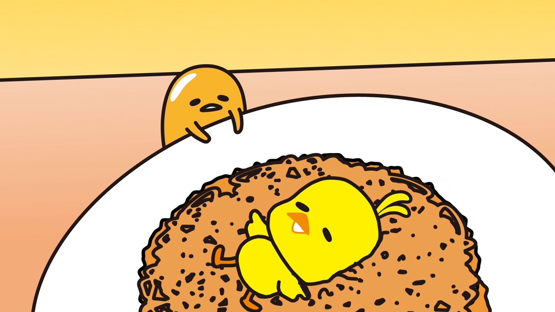 ぐでたまひよこちゃん チキンラーメン Gudetama Hiyokochan Chicken Ramen コラボ動画 Collaboraion Movie キャンペーン Campaign 2 もしもしにっぽん Moshi Moshi Nippon