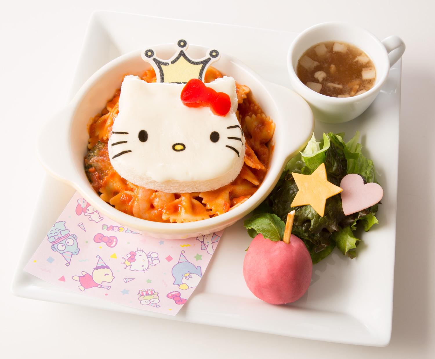 ハローキティのトマトクリームパスタ hello kitty no tomato cream pasta img_ハローキティカフェ hello kitty cafe ハローキティ 180685_2