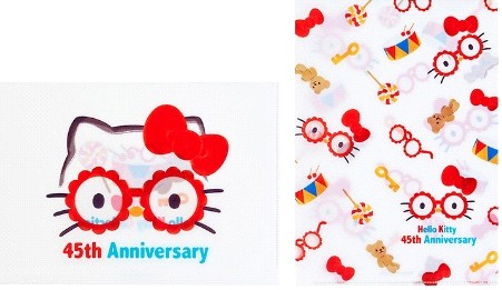 クリアファイル_clear_file_Hello　Kitty　Collection_ハローキティコレクション_45周年_45th_annivarsary_____