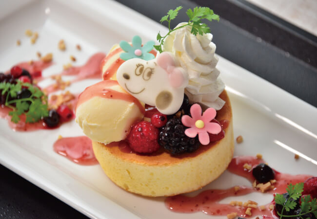 ベル森の恵みのパンケーキ_bell_megumino_pancake_SNOOPY茶屋由布院店_snoopy_chaya_yufuin_store_リニューアル_renew_メニュー_menu_3