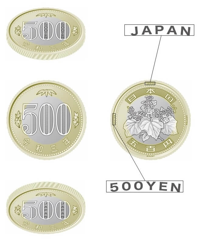 硬貨 五百円 money 500_bicolorclad