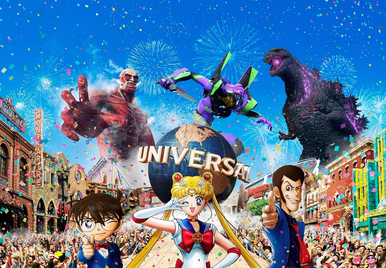 L’Attaque des Titans en performance live à l'Universal Studio Japan Gaak